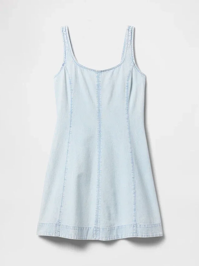Mini-robe en denim