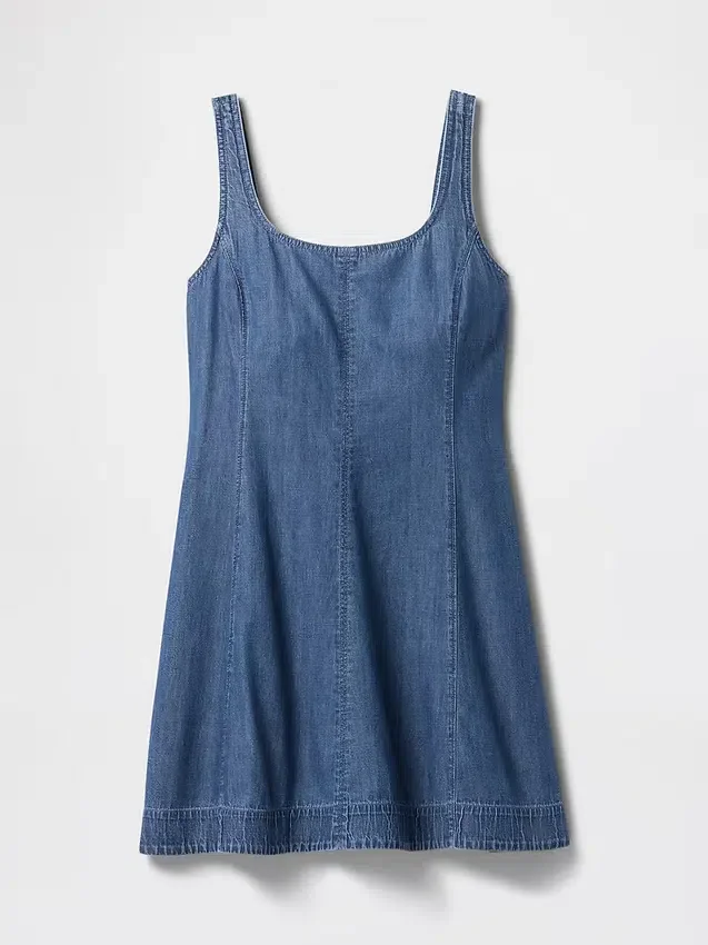 Mini-robe en denim
