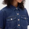 Mini-robe en denim ultra-doux