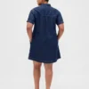 Mini-robe en denim ultra-doux