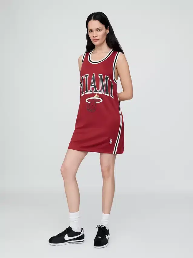 Mini-robe en jersey recyclé NBA Miami Heat
