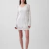 Mini-robe en pointelle