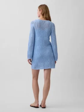 Mini-robe en pointelle