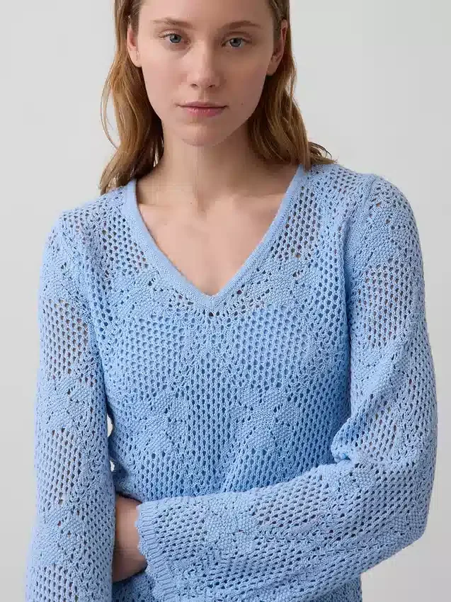Mini-robe en pointelle