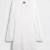 Mini-robe en pointelle
