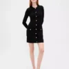 Mini-robe-pull à côtes CashSoft avec poches