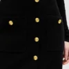 Mini-robe-pull à côtes CashSoft avec poches