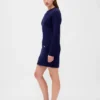 Mini-robe-pull en maille torsadée CashSoft