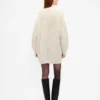 Mini-robe-pull oversize à col roulé