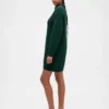 Mini-robe-pull oversize à col roulé