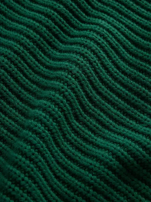 Mini-robe-pull oversize à col roulé