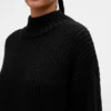 Mini-robe-pull oversize à col roulé