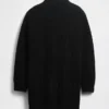 Mini-robe-pull oversize à col roulé