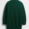 Mini-robe-pull oversize à col roulé