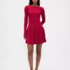 Mini-robe à taille basse