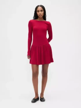 Mini-robe à taille basse