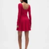 Mini-robe à taille basse