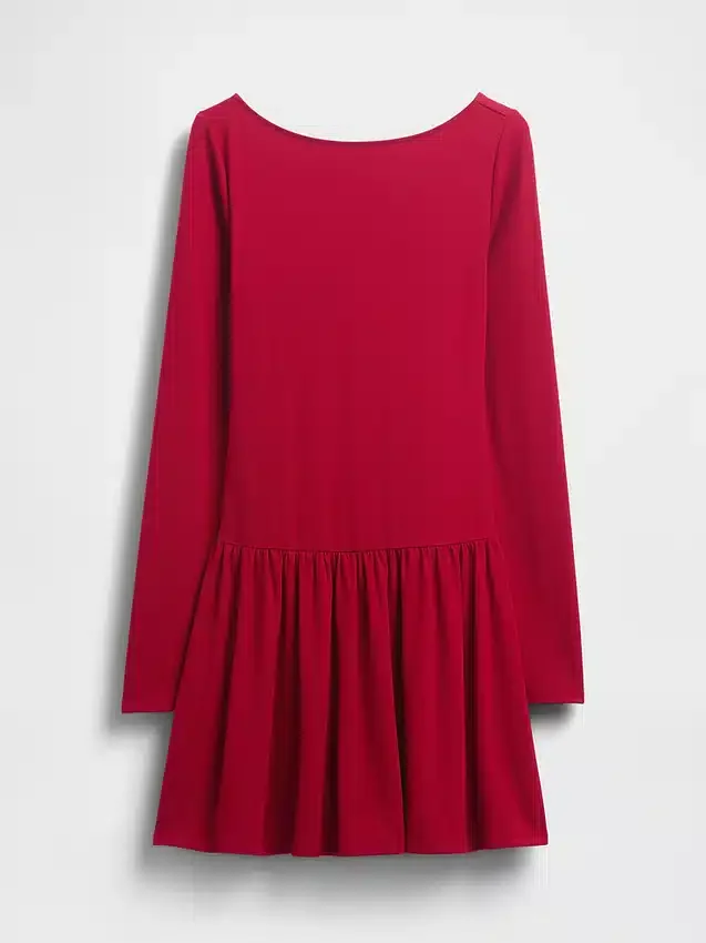 Mini-robe à taille basse