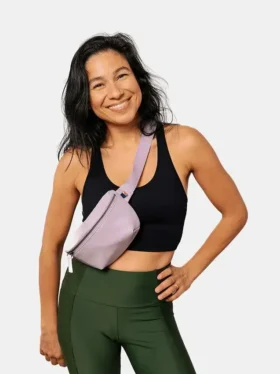 Mini sac banane en cuir vegan Kibou