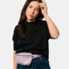 Mini sac banane en cuir vegan Kibou