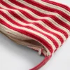Mini-sac rayé au crochet