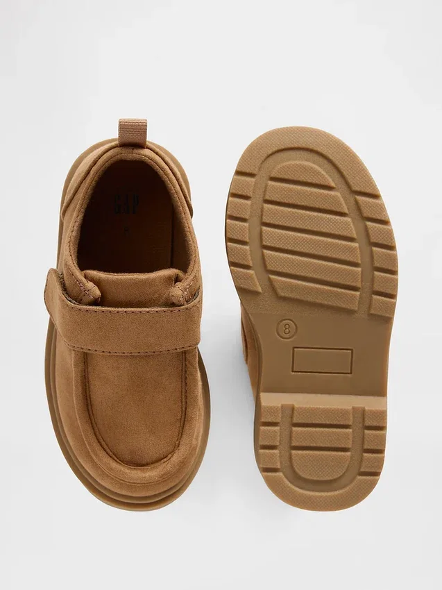 Mocassins en daim vegan pour tout-petits