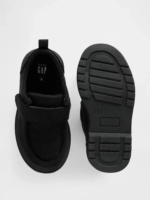 Mocassins en daim vegan pour tout-petits