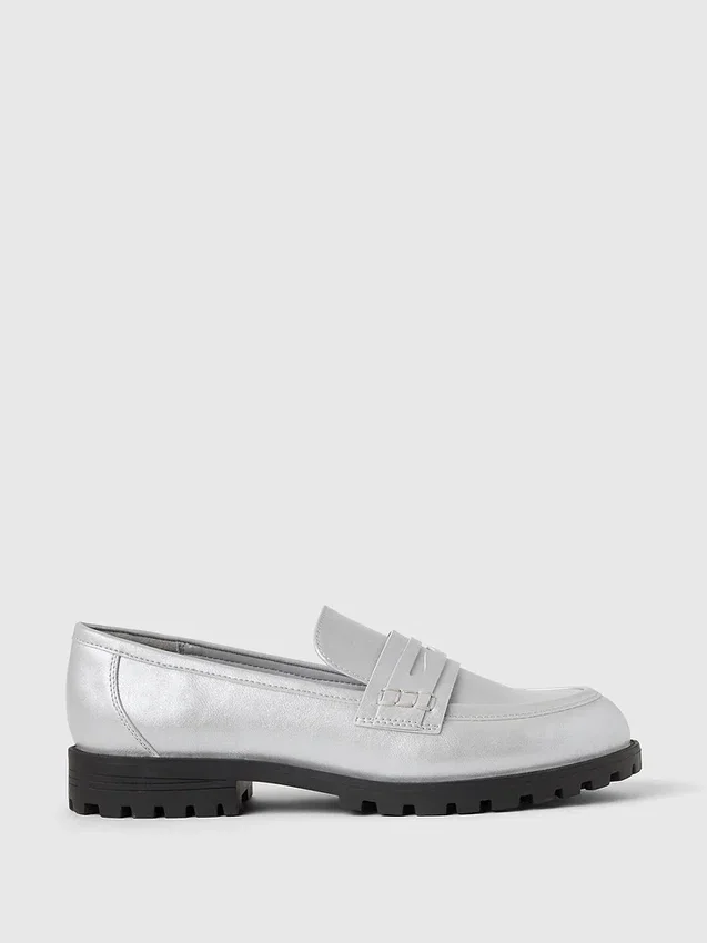Mocassins métallisés pour enfants
