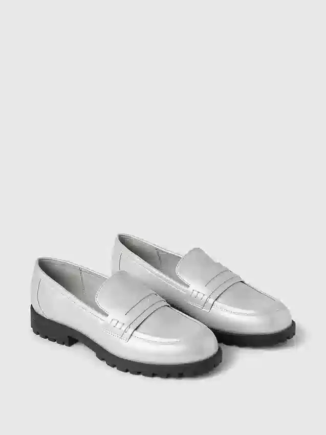 Mocassins métallisés pour enfants