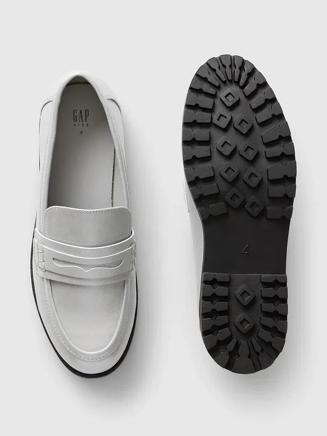 Mocassins métallisés pour enfants