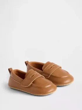 Mocassins pour bébé en cuir vegan