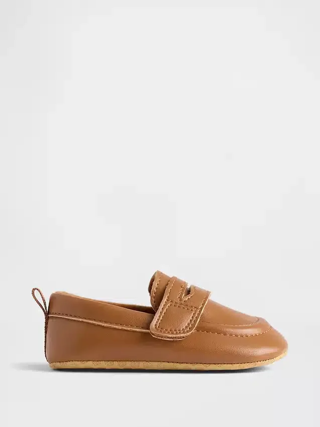 Mocassins pour bébé en cuir vegan