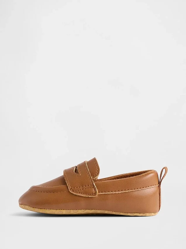 Mocassins pour bébé en cuir vegan