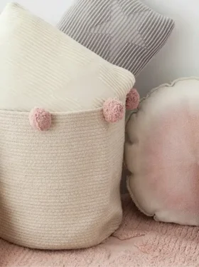 Panier Bubbly de Lorena Canals, couleur naturelle-nude