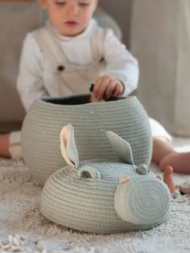 Panier de rangement Lorena Canals « Henry l’hippopotame »