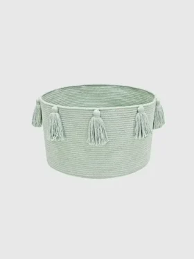 Panier Lorena Canals « New Tassels » Blue Sage