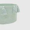 Panier Lorena Canals « New Tassels » Blue Sage