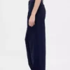 Pantalon 365 à taille basse, plissé et à jambes larges