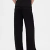 Pantalon 365 à taille basse, plissé et à jambes larges