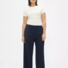 Pantalon 365 à taille basse, plissé et à jambes larges