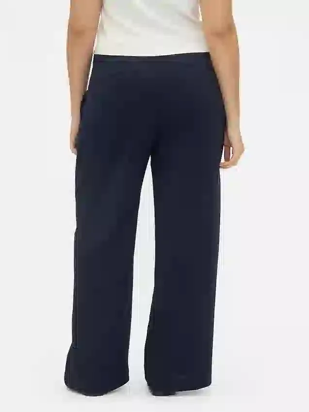 Pantalon 365 à taille basse, plissé et à jambes larges