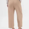 Pantalon 365 taille haute en sergé brossé, coupe fuselée aux chevilles