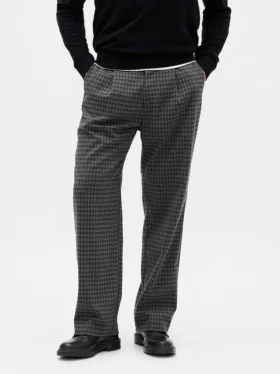 Pantalon ample 365 en mélange de laine