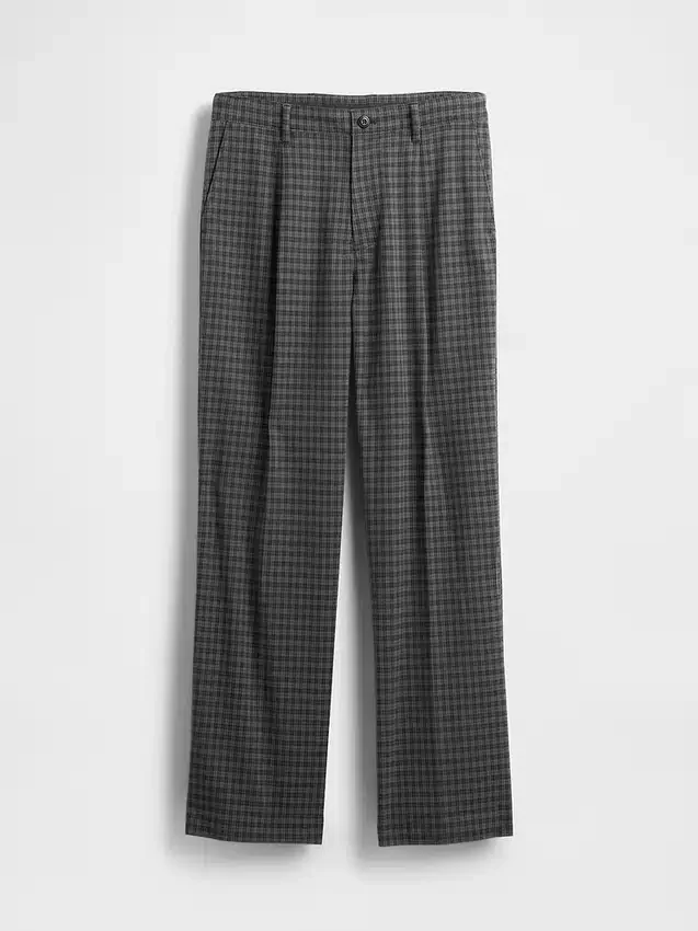Pantalon ample 365 en mélange de laine