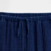 Pantalon ample décontracté en gaze de coton pour enfant