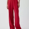 Pantalon ample décontracté en mélange de lin