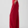 Pantalon ample décontracté en mélange de lin