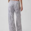 Pantalon ample décontracté en mélange de lin