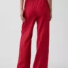 Pantalon ample décontracté en mélange de lin