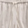 Pantalon ample décontracté en mélange de lin